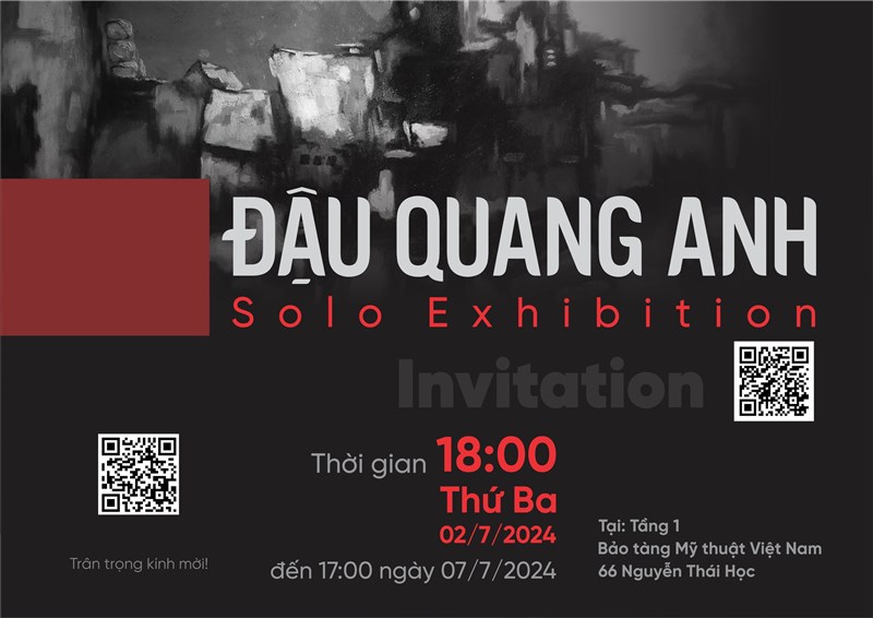 Triển lãm "Đậu Quang Anh Solo Exhibition"