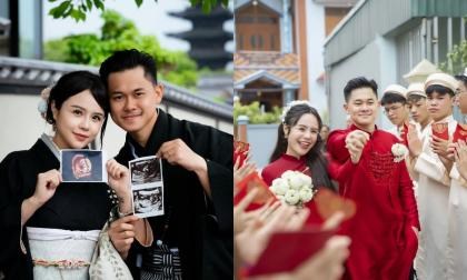 Ca sĩ Thái Trinh mang thai con đầu lòng sau nửa năm kết hôn