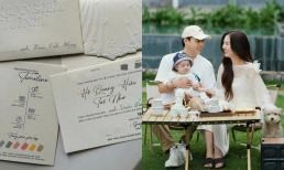 Hậu sinh con, Hồ Quang Hiếu và Tuệ Như chính thức hé lộ thiệp cưới