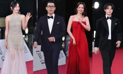Thảm đỏ Rồng Xanh 2025: Son Ye Jin chiếm trọn spotlight khi diện đồ xuyên thấu, Yoona gợi cảm với váy cúp ngực