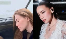 Tấm hình lộ rõ nhan sắc không son phấn của ca sĩ Hồ Ngọc Hà