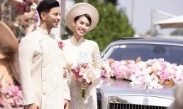 Toàn cảnh đám cưới Tiên Nguyễn: Cô dâu đeo kim cương, ngồi Rolls-Royce về nhà chồng, Tăng Thanh Hà và cả gia đình tỷ phú có mặt
