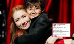 Con trai Hòa Minzy gây 'náo loạn' mạng xã hội nhờ lần đầu tiên làm việc này