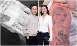 'Sùng bái nhà vợ'! 70/100 hình xăm trên cơ thể Brooklyn Beckham đều liên quan tới nhà vợ Nicola Peltz