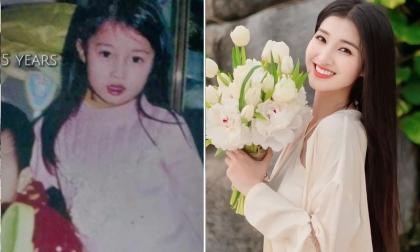 Ảnh thời thơ bé của Á hậu Phương Nhi khiến dân tình xuýt xoa