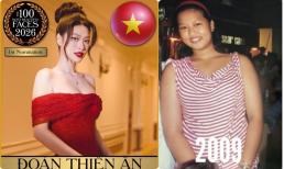 Một nàng hậu Việt lọt đề cử 100 gương mặt đẹp nhất thế giới nhưng từng bị miệt thị vì nặng đến 75kg