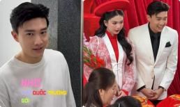 Quốc Trường chuẩn bị gửi thiệp mời cưới của mình và Ngọc Trinh