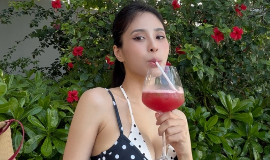 Ca nương Kiều Anh đi nghỉ dưỡng cùng chồng con