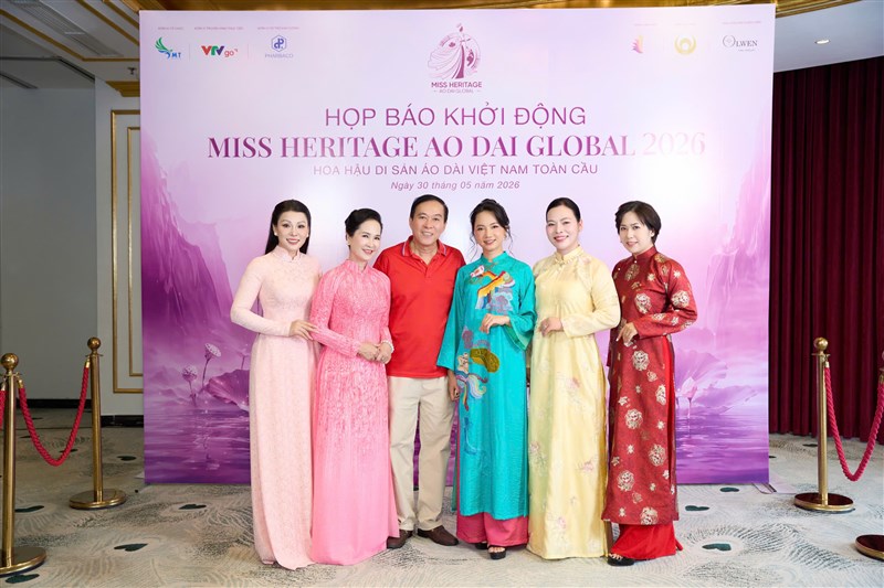 Họa sĩ Đỗ Đỗ tham dự họp báo khởi động Miss Heritage Ao Dai Global 2026